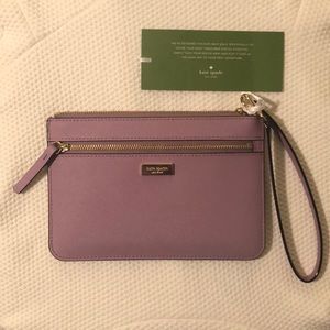 NWT Kate Spade Lilac Wristlet